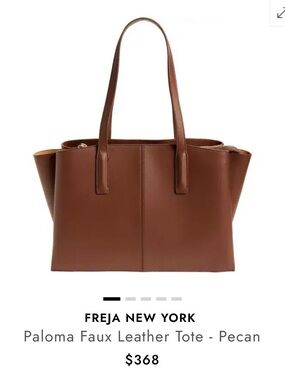 Freja New York Paloma Tote in Pecan Brown